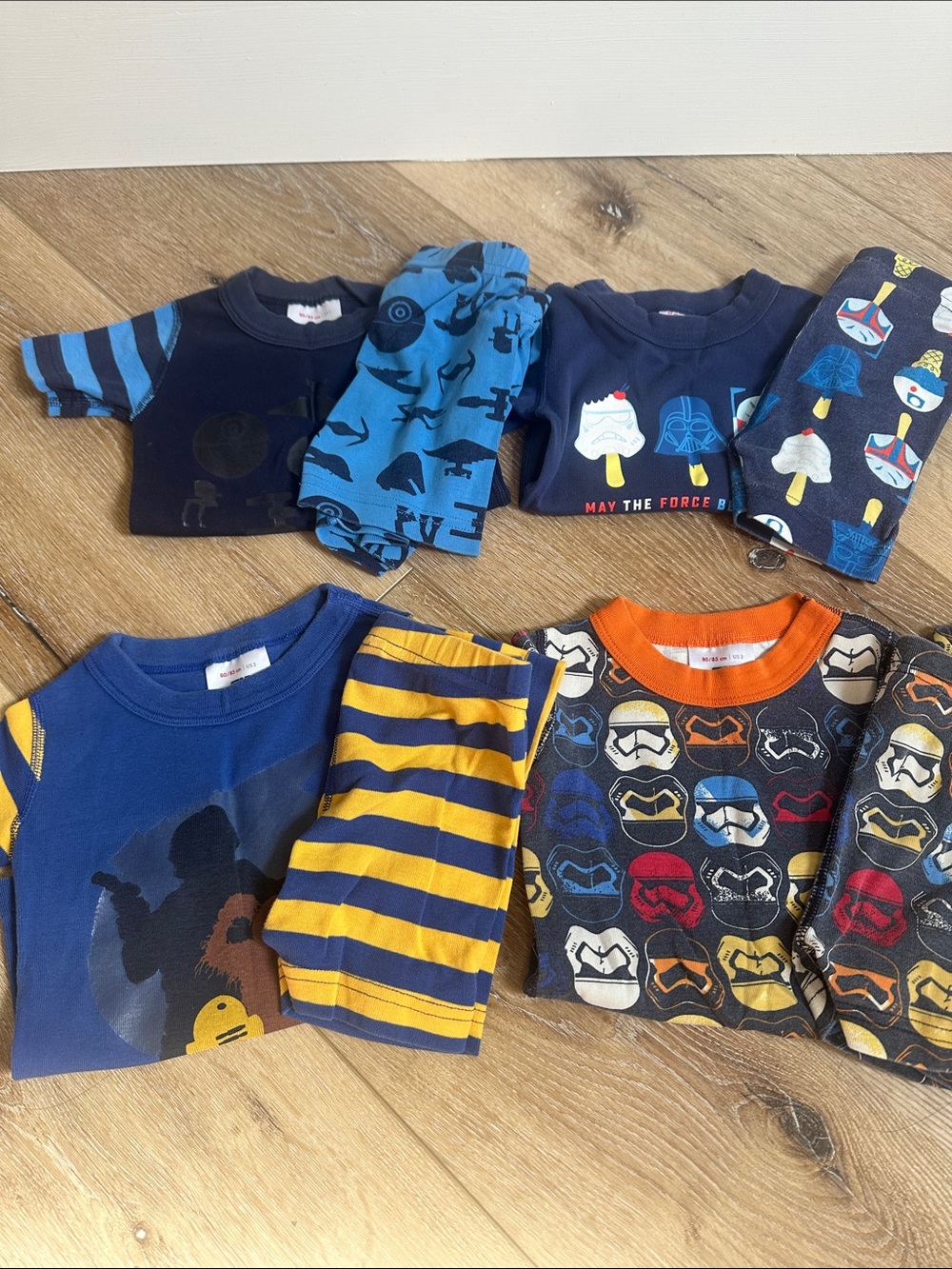 Star Wars Hanna Andersson Kids Short PJ Set x4
